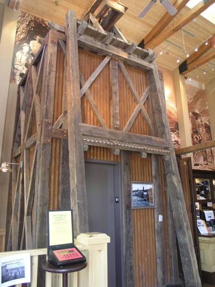 Weathered Timbers--Colorado Museum Mineshaft